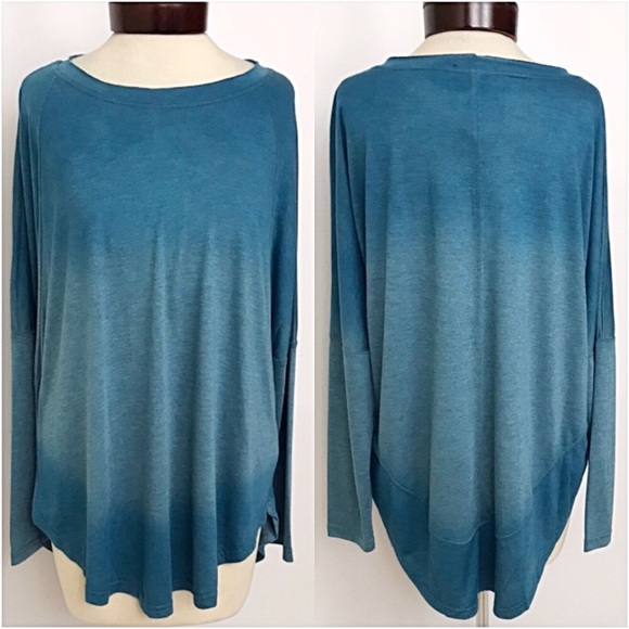 ✨LAST 1✨Ombré Relaxed Slouchy Tunic Top SMLXL sold - Picture 2 of 6